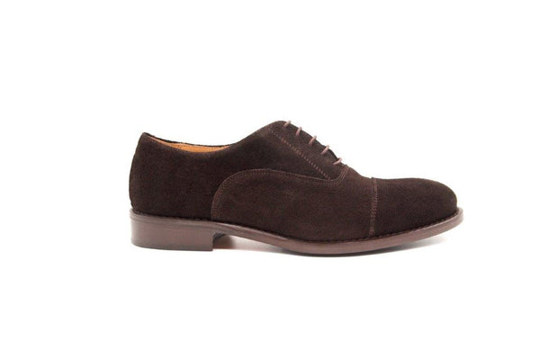 Oxford in Brown Suede