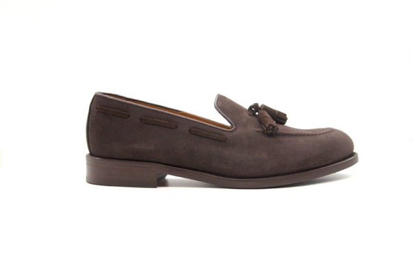 Tassel in Brown Suede